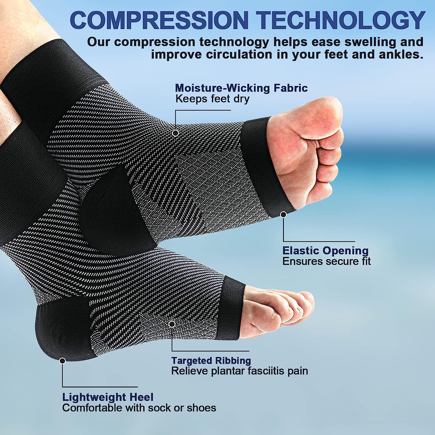 1 paio di calzini a compressio - Ankle Brace Sock recensione e prezzo